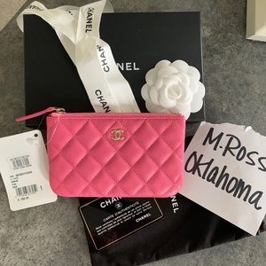 Chanel 19C Gold Metal O-Case Pouch